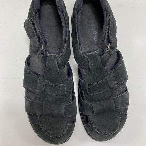 L L Bean Women's Black Suede Comfort Walking Shoes Career Casual Closed Toe 9 - Picture 5 of 8